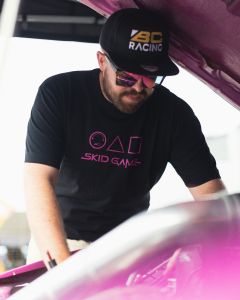 Skid Game Black & Pink T-Shirt